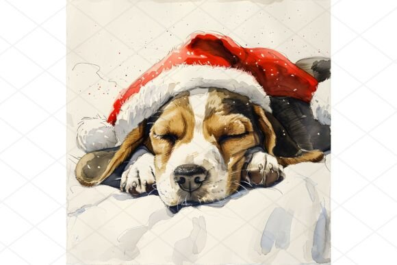9 Christmas Puppy Illustrations for Local Brands