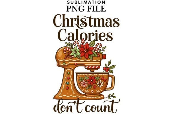 Christmas Calories Png Design: Illustrations That Convert