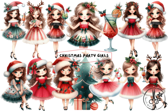 Christmas Party Girls Illustrations: A Publisher’s Review