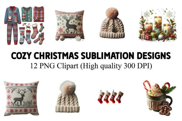 Cozy Christmas Sublimation Designs: Illustrations Review