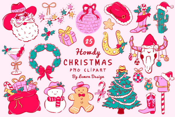 Howdy Christmas PNG Clipart Bundle Review