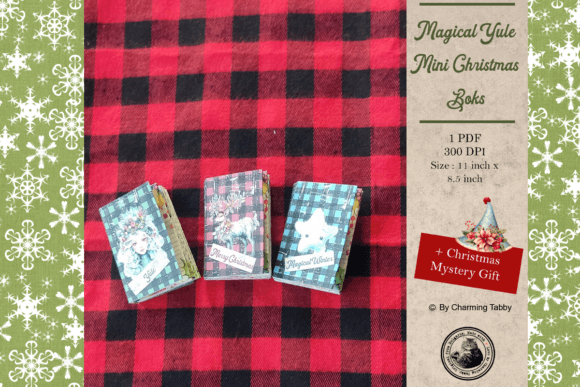 Mini Christmas Books Magical Yule Illustrations