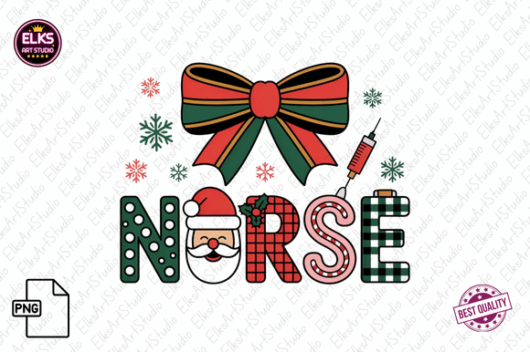 Review: Christmas Nurse PNG Illustrations