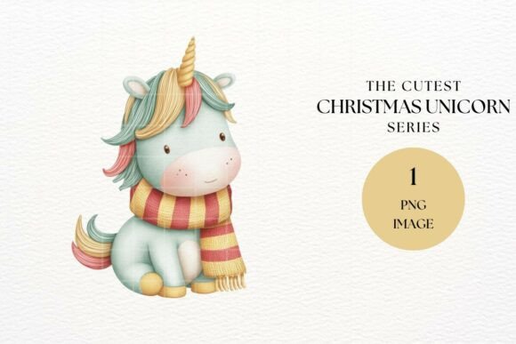 Reviewing Christmas Unicorn Scarf Clipart for Illustrations