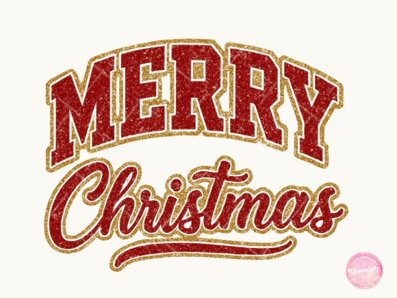 Reviewing Glitter Merry Christmas Sublimation PNG